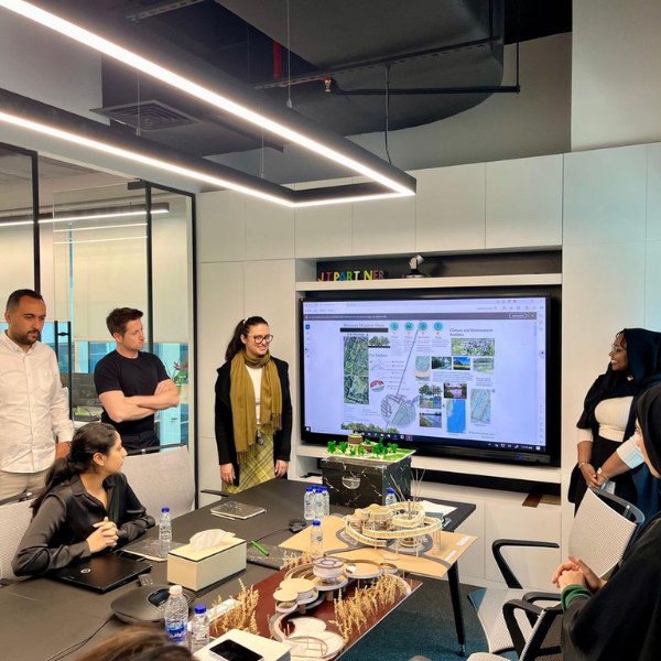 DMU Dubai's architecture students received the golden opportunity to present their coursework to JT+partners. An international multidisciplinary consultant who offers a unique portfolio of ar